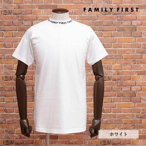 23春夏/FAMILY FIRST MILANO/Sサイズ/イタリー製Tシャツ TS2312 ネック ロゴ レタード 快適 モード 半袖 新品/白/ホワイト/ic121/