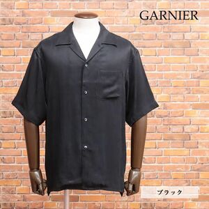 Весна/лето/Garnier/L размер/открытая рубашка для воротника гладкая и глянцевый грудный карман Big Silhouett Resort New/Black/Black/Ig178/