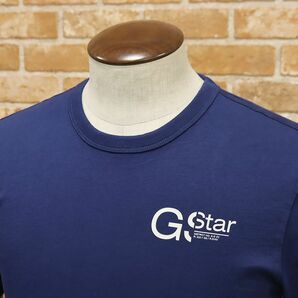 1円/G-STAR RAW/XSサイズ/Tシャツ ART＃3 R T S/S D12282.3361.1305 伸縮 ワンポイント ロゴ 半袖 新品/紺/ネイビー/ga221/の画像2