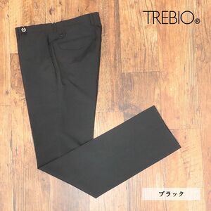 1 иен /TREBIO/82cm/ слаксы брюки .... гладкий шерсть . одноцветный no- tuck стирка OK сверху товар прекрасный ножек новый товар / чёрный / черный /id379/