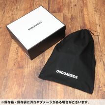 DSQUARED2/42(27-27.5cm)/レザー シューズ LUM0074 厚底ソール イタリア製 上品 モード プレッピー 新品/黒/ブラック/id299/_画像7