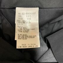 Theory セオリー メンズ スーツ セットアップ ストライプ 40サイズ 2B ウールビジネス シングルスーツ _画像10
