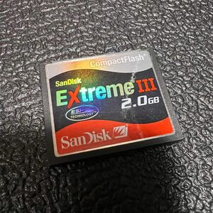 SanDisk エクストリーム 3 コンパクトフラッシュカード 2GB カメラ