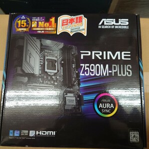 【新品・未開封】「 ASUS PRIME Z590M-PLUS 」 LGA 1200 Intel M-ATX 第10 11 世代 RGB マザーボードの画像1