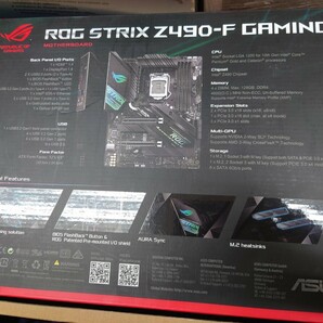 【新品・未開封】「 ASUS ROG STRIX Z490-F GAMING 」 LGA 1200 Intel RGB ATX 第10 11 世代 マザーボードの画像2