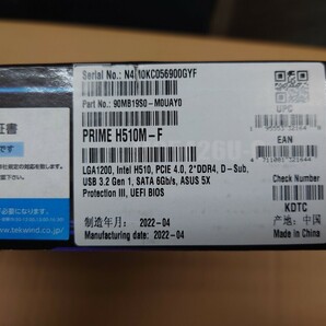 【新品・未開封】「 ASUS PRIME H510M-F 」 LGA 1200 Intel M-ATX 第10 11 世代 マザーボードの画像3