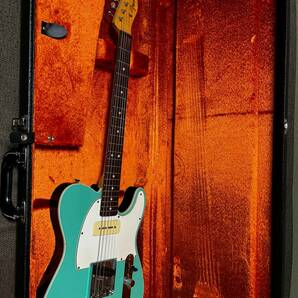 Fender Custom Shop Limited 2-Tone Telecaster Relic - Faded Seafoam Green / Black Back 2013の画像1