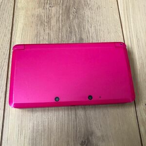 ニンテンドー3DS グロスピンク タッチスクリーン難あり