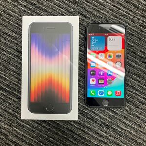 ★19【中古】iPhone SE 第3世代 64GB 黒　92％　ミッドナイト　 SIMフリー　シムフリー　Apple iPhone SE3 92350737734690996