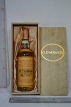 J15）グレンモーレンジィ　１０年　GLENMORANGIE　シングルハイランドモルト　木箱あり　43度　750ml_画像1