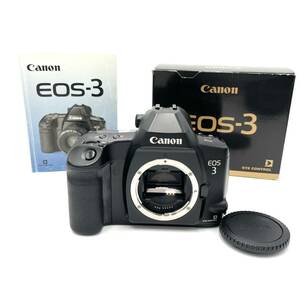 美品 動作品 キャノン Canon EOS-3 ボディ フィルムカメラ 一眼レフ 取説 元箱付き