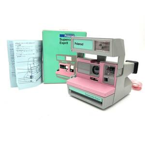 美品★ ポラロイド　カメラ　Polaroid　SUPERCOLOR 635 ESPRIT SC635 スーパーカラー　エスプリ　ピンク　外箱あり