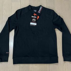 新品4269 Geographical Norway 冬用ハイネックポリエステル起毛ミドルレイヤー ブラック Lの画像1