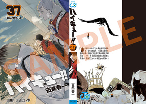 劇場版 ハイキュー！！ ゴミ捨て場の決戦 入場者 特典 第5週 コミックス 37巻 掛替えカバー 