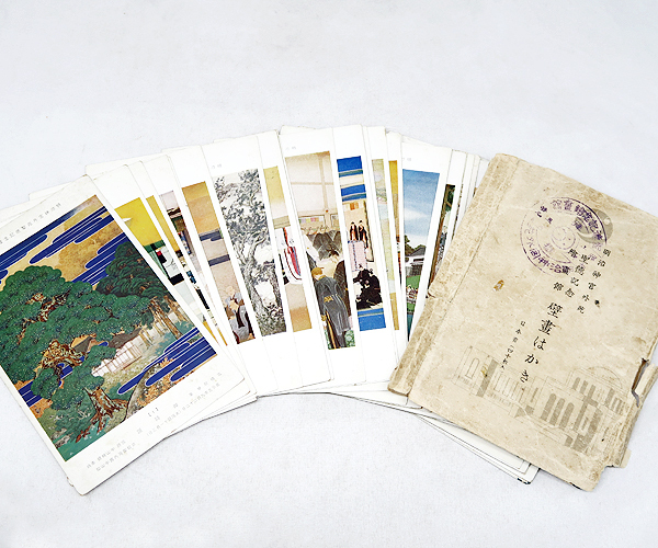 DKG★Envío gratis★ Postal mural conmemorativa de Meiji Jingu Gaien Shotoku, juego de 40 piezas de pintura japonesa, postal con imágenes de antes de la guerra Postal mural de la galería de imágenes conmemorativas de Meiji Jingu Gaien Shotoku, antiguo, recopilación, bienes varios, tarjeta postal