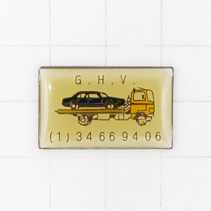 DKG★ PINS ピンズ ピンバッチ ピンバッジ ピンバッヂ　P773　G.H.V. キャリアカー GHV 車 運ぶ車 自動車 トラック