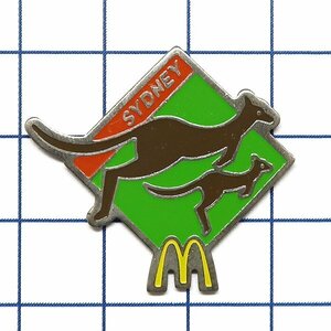 DKG★ PINS ピンズ ピンバッチ ピンバッジ ピンバッヂ P2251　SYDNEY McDonald's シドニー マクドナルド マクド マック　カンガルー