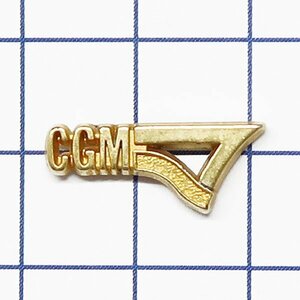 DKG★ PINS ピンズ ピンバッチ ピンバッジ ピンバッヂ P2712　CGM 船ボート CGM海運会社 コンテナ運送会社