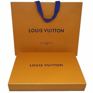 1円～ ★DKG★ LOUIS VUITTON ルイヴィトン 新型 ボックス 箱 ＆ 袋　ヴィトン 2点 ①　空箱 オレンジ ボックス 紙袋