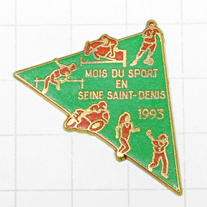 ★DKG★PINS ピンズ フランス 雑貨 ピンバッチ ピンバッジ P464　スポーツ MOIS DU SPORT EN SEINE SAINT-DENIS 1993