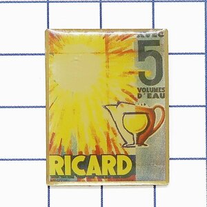 DKG★ PINS ピンズ ピンバッチ ピンバッジ ピンバッヂ P2440　RICARD　ペルノ リカール　酒