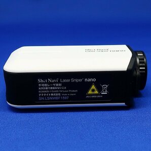 DKG★送料無料★ 美品 Shot Navi ショットナビ Laser Sniper nano レーザースナイパーナノ ゴルフ レーザー距離計 レーザースナイパー ナノの画像5