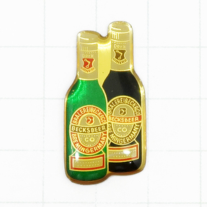 ★DKG★ PINS ピンズ フランス 雑貨 ピンバッチ ピンバッジ ピンバッヂ P623　BECKS BEER　ベックス　BECK'S BEER　ベックスビール