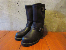 ビンテージ90’s●DEADSTOCK CHIPPEWAスチールトゥエンジニアブーツ黒size 6 1/2EE●240409k8-m-bt-245cmデッドストックチペワ_画像1