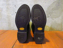 ビンテージ90’s●DEADSTOCK CHIPPEWAスチールトゥエンジニアブーツ黒size 6 1/2EE●240409k8-m-bt-245cmデッドストックチペワ_画像6