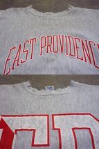 ビンテージ90's●Champion EAST PROVIDENCEリバースウィーブスウェットグレーsize XL●240420m4-m-swsチャンピオンカレッジトレーナー古着_画像3