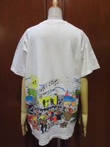 ビンテージ80's90's●PIRATE FESTパイレーツプリントTシャツ白size L●240420i5-m-tsh-ot海賊イラストアート_画像2