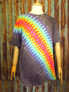 ビンテージ80’s●StedmanコットンタイダイTシャツsize XL●240421k1-m-tsh-td 1980sメンズ古着トップス