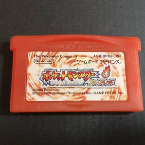 ゲームボーイアドバンス GBA ポケットモンスター リーフグリーン/ファイアレッド (箱・説明書欠品) 2本セット ジャンクの画像4