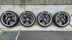 ロクサーニ　19インチ　7.5J+55　5H　PCD114.3　タイヤバリ山