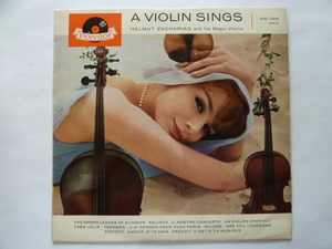 ★ムード ■ヘルムート・ツァハリアス/ HELMUT ZACHARIAS■A VIOLIN SINGS