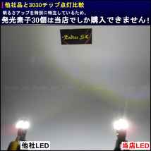 80ノア 80ヴォクシー 80エスクァイア VOXY NOAH バックランプ 3030 LED ルームランプ ZRR80G80W ZRR85G85 LED ルームライト 爆光_画像10