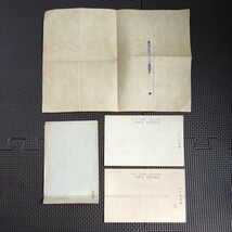 戦前絵葉書　軍艦足柄　一等巡洋艦　絵葉書2枚　案内書　タトウ付　船舶画家　伊藤安二郎　レア　貴重　アンティーク　　　_画像2