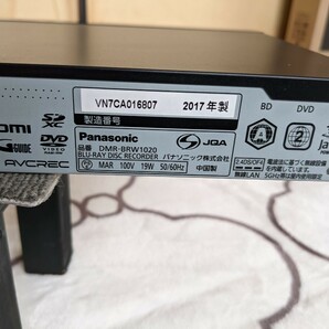 パナソニックブルーレイレコーダーDMR−BRW1020(動作品)の画像4