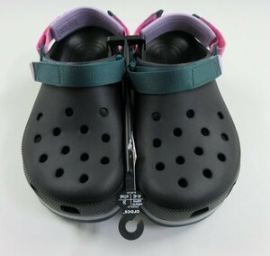 16 01984 ☆ Crocs (クロックス) 男女兼用 大人用 クラシック ハイカー クロッグ, マルチ/ブラック 26.0cm【アウトレット品】