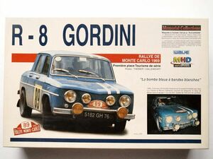 ◆WAVE 1/24 R-8 GORDINI RALLYE DE MONTE CARLO 1969 -ルノー8 ゴルディーニ 1969 モンテカルロ 「Memorial Collections」