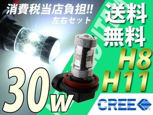 ソニカ/スクラムワゴン/フォグLED/H8/H11/送料無料30w/CREE