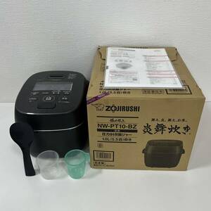 象印 ZOJIRUSHI NW-PT10-BZ 極め炊き 圧力IH炊飯ジャー 炊飯器 5.5合炊き 2022年製 箱付 現状品