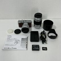 FUJIFILM 富士フィルム X-A1 ミラーレス 一眼カメラ レンズ 16-50ｍｍ / 50-230ｍｍ セット 動作確認済 現状品_画像1