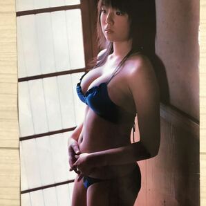 篠崎愛 16歳 女子高生【業務用ラミネート加工】切り抜き 水着 ロリ巨乳 グラビア B5 6ページ SA6408の画像3