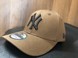 NEW ERA CAP ニューエラ キャップ 帽子 NYヤンキース 茶色　ブラウン　フリーサイズ