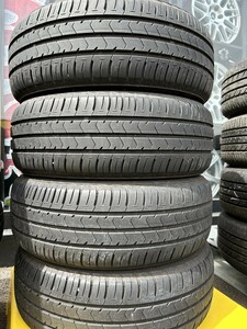 交換歓迎 送料無料 2021年製 中古夏タイヤ　185/55R15 82V　エコピア NH100C(SB1556)4本セット 185/55/15 アップ! パッソ マーチ デミオ