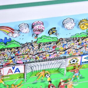 真作保証 / チャールズ・ファジーノ / Soccer / シルクスクリーン 3D / AP.25 / 保証書付属 / ジェームス・リジィ 鈴木英人 笹倉鉄平の画像4