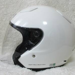 shoei ショウエイ オープンフェイスヘルメット ジェットヘルメット j-stream ホワイト Mサイズの画像3