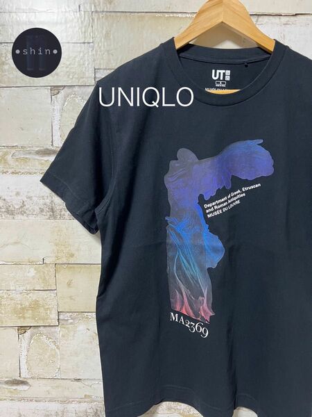 UNIQLO Tシャツ ブラック 古着 半袖 黒 バンドTシャツ ヴィンテージ 90s ビンテージ