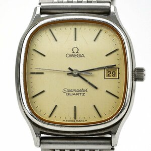 【ジャンク】1円スタート OMEGA Seamaster オメガ シーマスター 32.5mm ヴィンテージ クオーツ （K-OT2686）